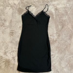 SHEIN spaghetti strap lace mini dress